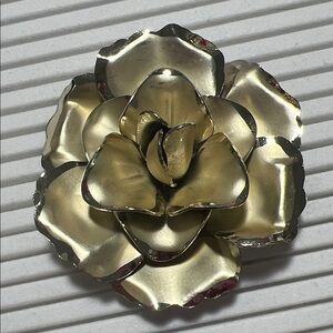 Coro Gold-Tone Floral Brooch